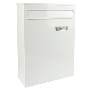 Burg-wächter Staande Brievenbus Leipzig 778 - Staal - Wit - 28,4x39,7x10,4 Cm