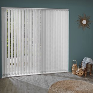 Madeco 3474 Verticale Lamellen Corona 5 Stuks Wit 8,9 X 280 Cm