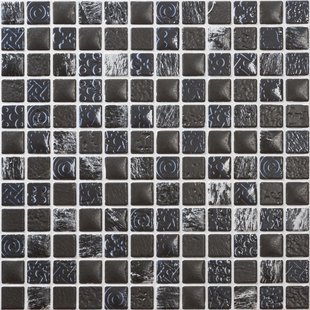 Mozaïektegels Petra - Antraciet - Keramiek - 0,09 M²