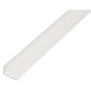Alberts Hoekprofiel - Pvc Wit - 25x20x2mm 1m