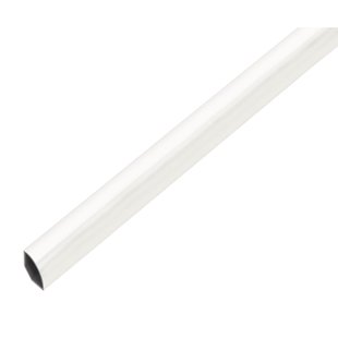 Alberts Plat Profiel - Pvc Wit - 22x1,2mm 1m