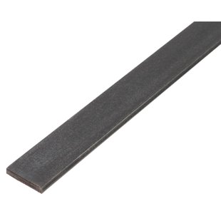 Alberts Plat Profiel - Staal Ruw - 15x5mm 1m