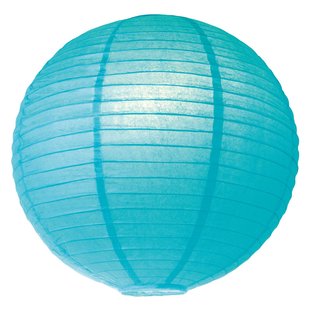 Home Sweet Home Lampenkap Lampion - Papier - Blauw - D40cm - H40cm - E27