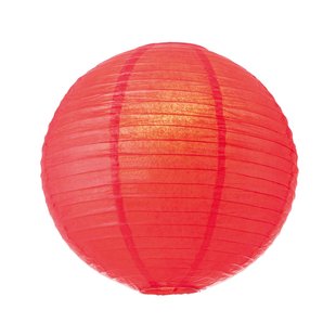 Home Sweet Home Lampenkap Lampion - Papier - Rood - D40cm - H40cm - E27