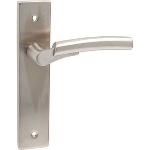 Avenue Deurkruk Op Schild Duo - Rvs - Blind - Schild 212x45 Mm