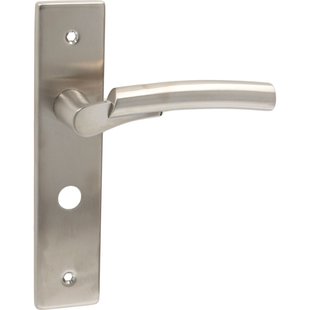 Avenue Deurkruk Op Schild Duo - Rvs - Metaal Rvs - Wc-sluiting - Afstand 63 Mm