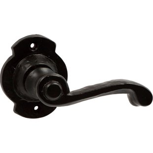 Avenue Deurkruk Op Rozet Chateau - Smeedijzer - Zwart - 125 Mm