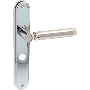 Avenue Deurkruk Op Schild Siena - Rvs - Chroom - Wc-sluiting - Afstand 63 Mm