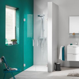 Sealskin I Am Pendeldeuren Voor Een Nis Van 1000mm Chroom/zilver Hoogglans| 8mm Helder Glas + Antikalk