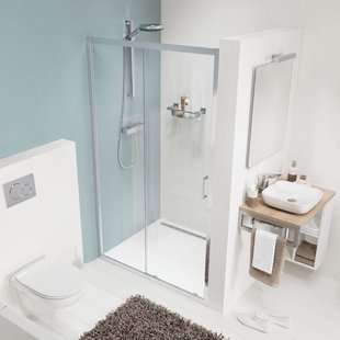 Sealskin Compact Schuifdeur In Nis 1400mm | 6mm Helder Veiligheidsglas