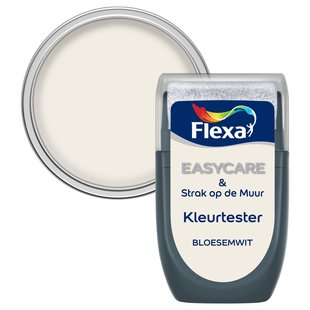 Flexa Easycare Strak Op De Muur Verftester - Mat - Bloesemwit - 30 Ml