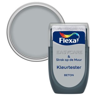 Flexa Easycare Verftester - Mat - Betongrijs - 30ml
