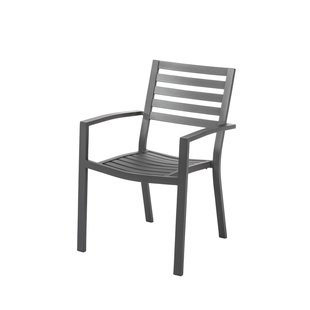 Central Park Stapelbare Tuinstoel Vina Aluminium Antraciet