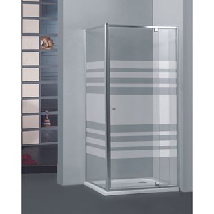 Allibert Vaste Wand Priva 80x190cm Horizontale Lijnen