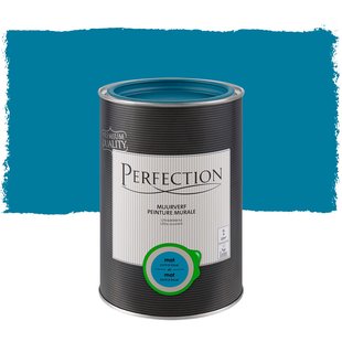 Perfection Ultradekkend Muurverf - Mat - Petrol Blue - 1l