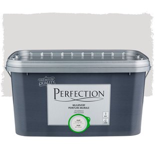 Perfection Muurverf Ultradekkend Mat Fluweel Grijs 5l