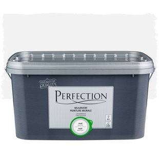 Perfection Muurverf Ultradekkend Mat Puur Wit 5l