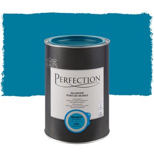 Perfection Ultradekkend Muurverf - Zijdeglans - Petrol Blue - 1l