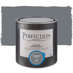 Perfection Ultradekkend Muurverf - Zijdeglans - Steenkool - 2,5l