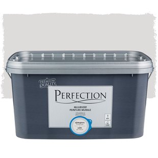 Perfection Ultradekkend Muurverf - Zijdeglans - Fluweel Grijs - 5l