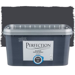 Perfection Ultradekkend Muurverf - Zijdeglans - Antraciet - 5l