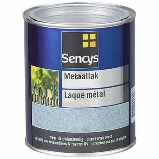 Sencys Metaallak Hoogglans Wit 250ml