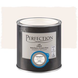 Perfection Houtlak Ultradekkend - Zijdeglans - Crèmewit Ral 9001 - 375ml