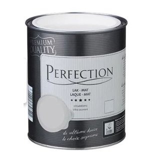 Perfection Lak Ultradekkend Matzwart 375ml Ral9001 Crèmewit Mat 2,5l