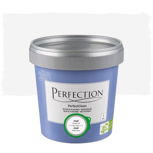 Perfection Perfectclean Muurverf - Mat - Zuiver Wit Ral 9010 - 1l