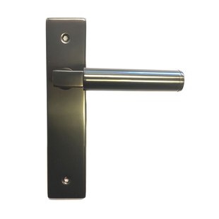 Avenue Deurkruk Op Schild Arkitekt - Rvs - Zwart Pvd - Blind - Schild 210x45 Mm