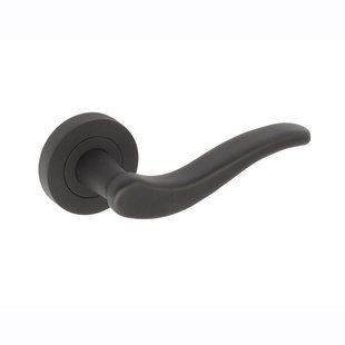 Avenue Deurkruk Op Rozet Vola - Staal - Zwart Mat - 115 Mm