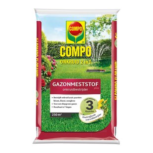 Compo Gazonmeststof Floranid Plus Onkruidbestrijder 7,5kg/250m²
