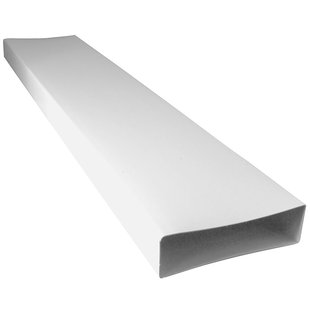 Sencys Vlakkanaal 110x55mm Luchtbuis 100cm Kunststof