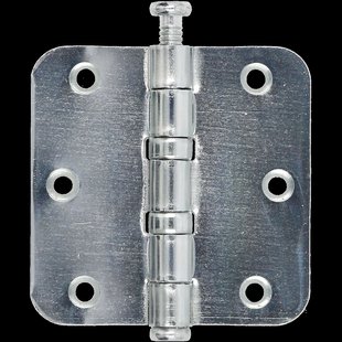 Kogellagerscharnier - Verzinkt Staal - 76x76 Mm - Met Afgeronde Hoeken