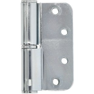 Kogelstiftpaumelle - Verzinkt Staal - 89x89 Mm - Met Afgeronde Hoeken