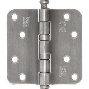 Kogellagerscharnier - Rvs - 89x89 Mm - Met Afgeronde Hoeken