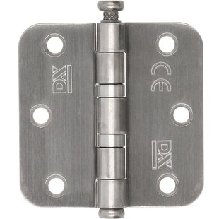 Kogellagerscharnier - Rvs - 76x76 Mm - Met Afgeronde Hoeken