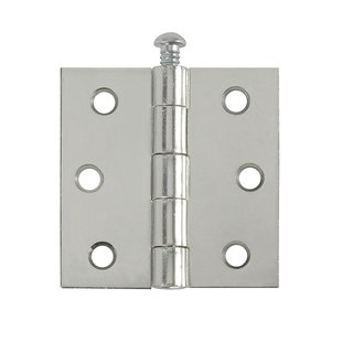 Deurscharnier - Verzinkt Staal - 63x63 Mm - 2 Stuks