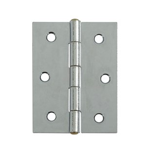 Deurscharnier - Verzinkt Staal - 51x70 Mm - 2 Stuks