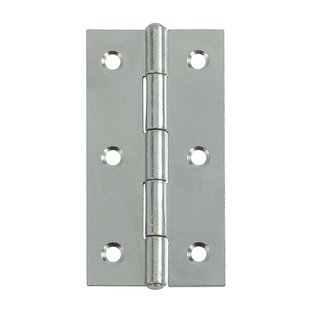 Deurscharnier - Verzinkt Staal - 80x42 Mm - 2 Stuks
