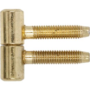 Meubelpaumelle - Verzinkt Staal - 38 Mm - Ø 13 Mm - 2 Stuks