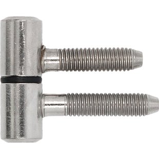 Meubelinboorpaumelle - Rvs - 38 Mm - Ø 13 Mm - 2 Stuks