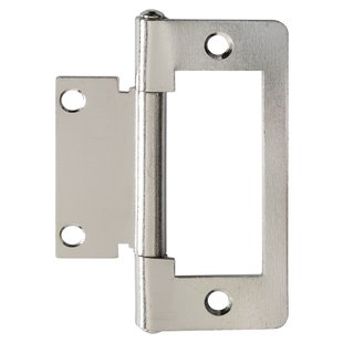 Louvredeurscharnier - Verchroomd Staal - 75 Mm - 4 Stuks