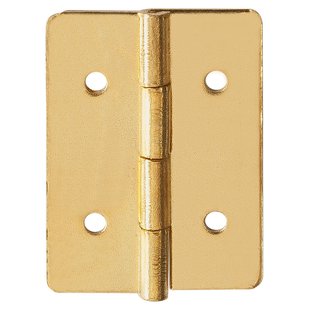 Naaidoosscharnier - Messing - 15x20 Mm - 8 Stuks