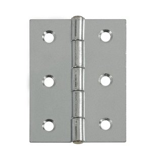 Scharnier Met Koperen Pen - Verzinkt Staal - 60x40 Mm - 2 Stuks