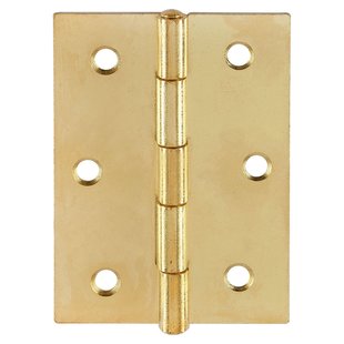 Deurscharnier - Vernikkeld Staal - 70x51 Mm - 2 Stuks