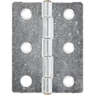 Scharnier Met Koperen Pen - Verzinkt Staal - 44x30 Mm - 4 Stuks