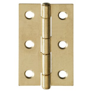 Deurscharnier - Massief Messing - 50x32 Mm - 2 Stuks