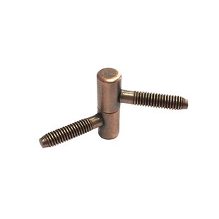 Meubelinboorpaumelle - Gebronsd Staal - 9x30 Mm - 2 Stuks