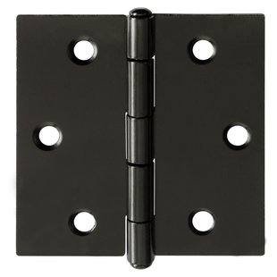 Scharnier - Zwart Staal - 50x50 Mm - 2 Stuks